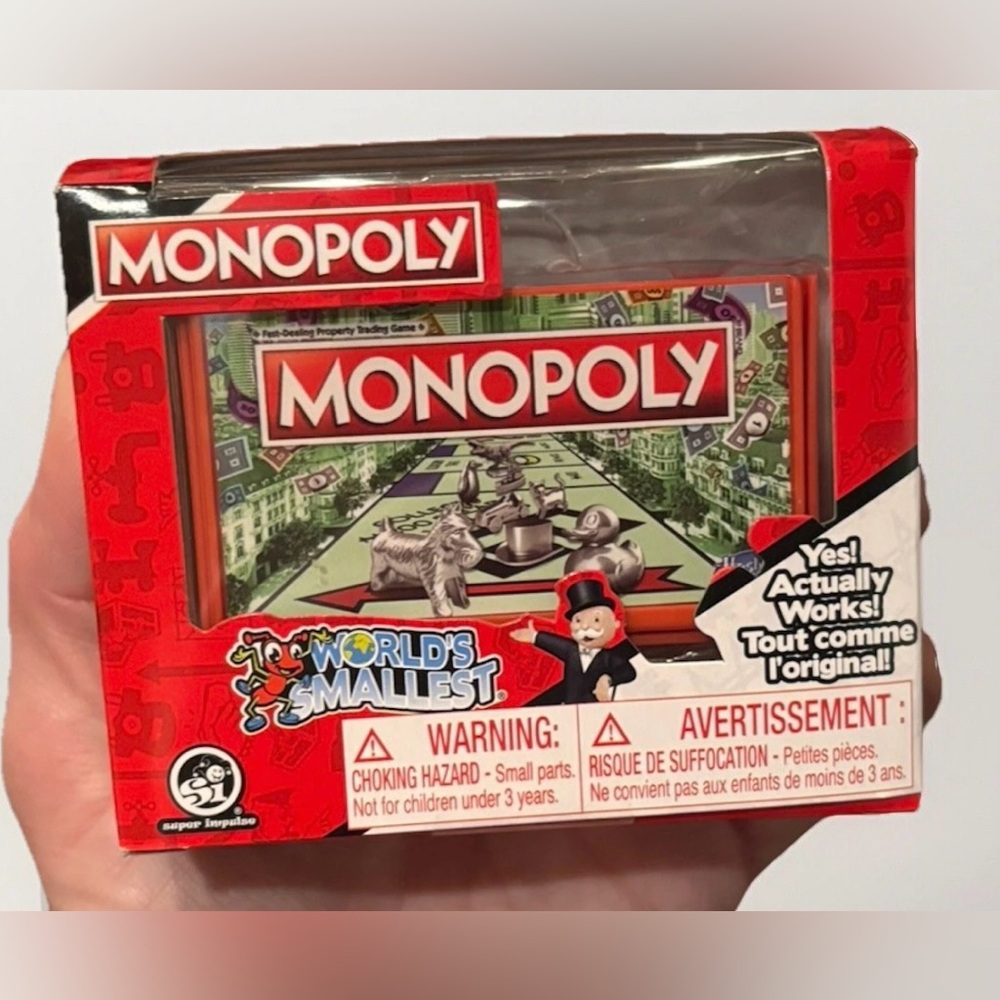 World’s Smallest Monopoly Game Set